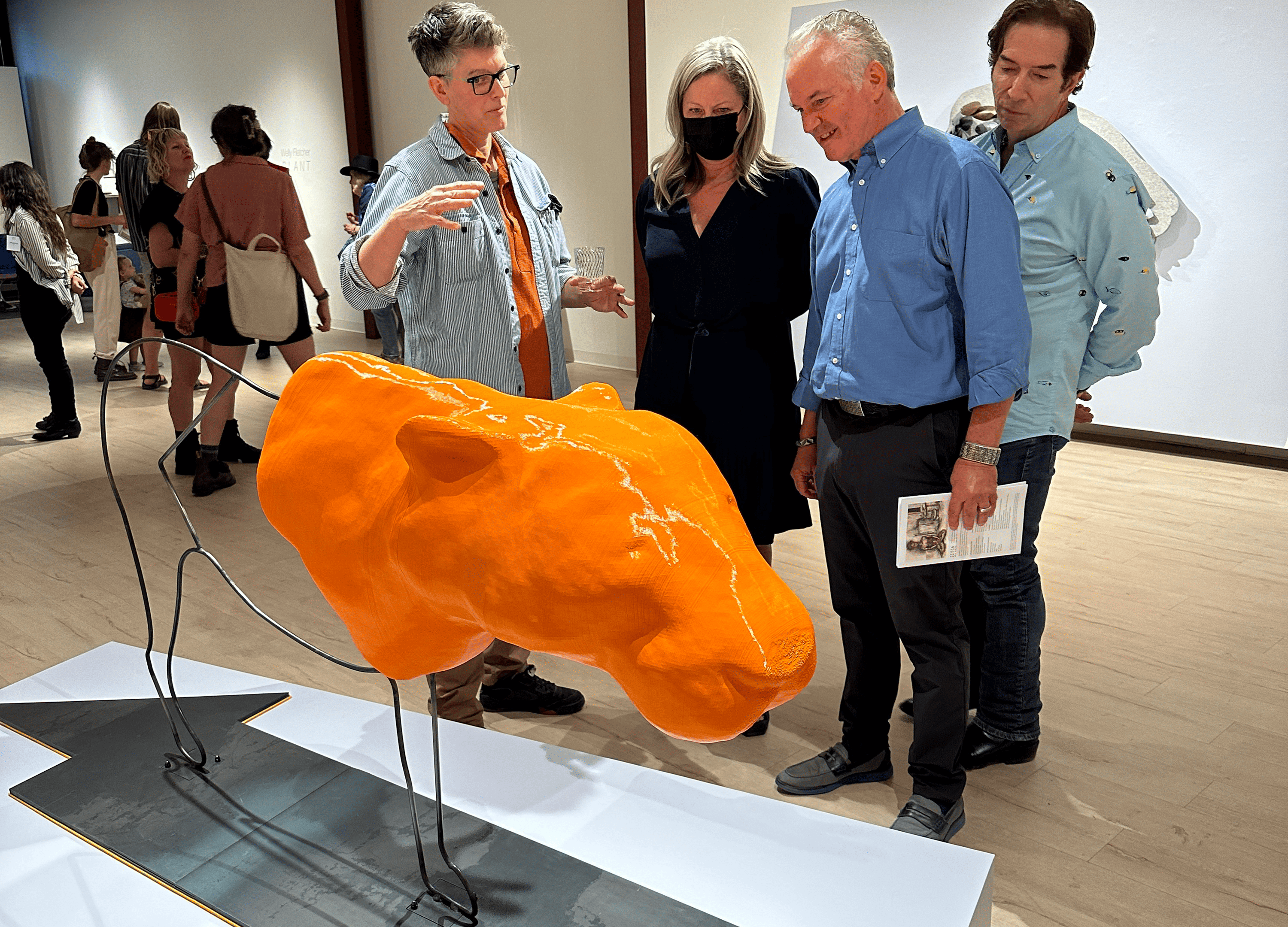 Trans-Time-a-3D-printed-sizeable-sculptures-by-Welly-Fletcher-at-the-exhibition-SLANT-at-the-Richard-Levy-Gallery-in-New-Mexico