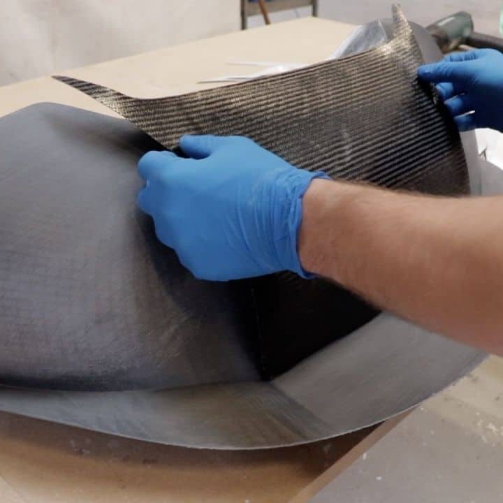 Carbon fiber molding by Airflight